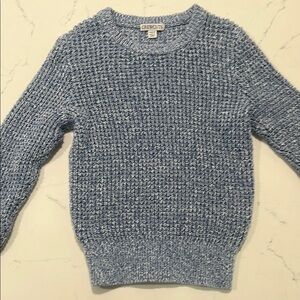 Crewcuts Blue Sweater with Textured Knit Pattern